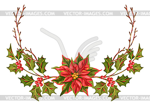 Merry Christmas decoration design - vector image