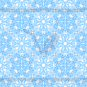 Mediterranean azulejo ceramic tile pattern - vector image