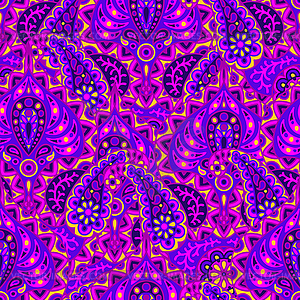 Indian ethnic seamless pattern - vector clipart / vector image