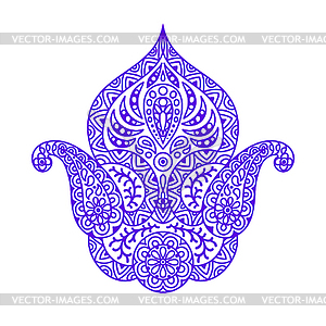 Indian ethnic ornamental decorative element - vector image