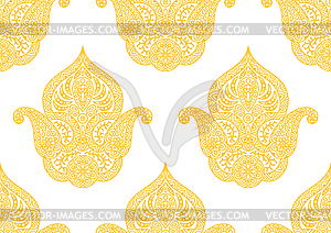 Indian ethnic seamless pattern - vector clip art