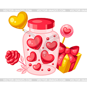 Happy Valentine Day - vector image