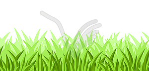 Seamless patterm with grass - vector clipart