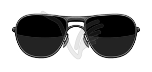 Stylish sunglasses - vector image