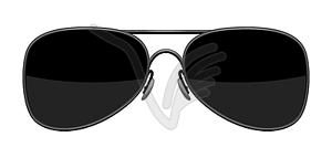 Stylish sunglasses - vector clipart