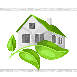 Green house concept  - vector clipart