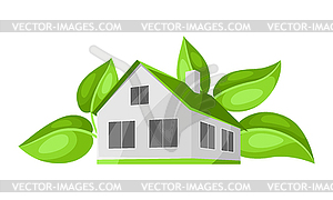 Green house concept  - vector clip art