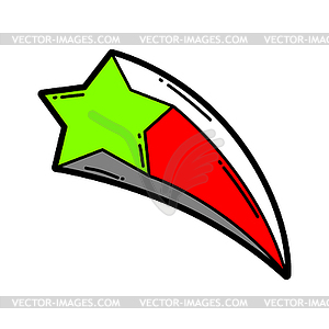 Cartoon star - vector clipart