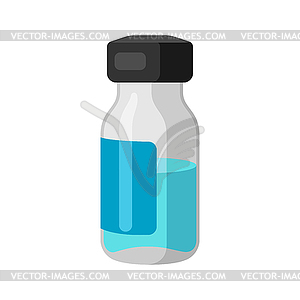 Medical injection ampoule - vector image