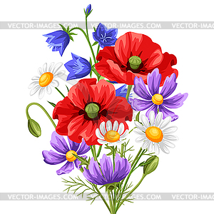 spring flower bouquet clip art