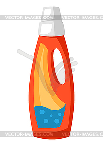 Washing detergent bottle - vector image