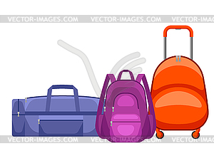 travel bag clipart