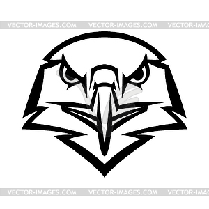 Mascot stylized eagle head - vector clip art