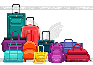 travel suitcase clipart