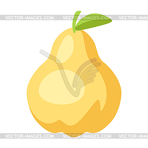 Stylized pear - royalty-free vector image