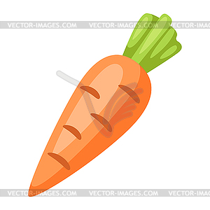 Stylized carrot - vector clipart