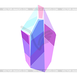 Crystal or mineral - vector clipart