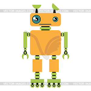 Funny robot - vector clip art