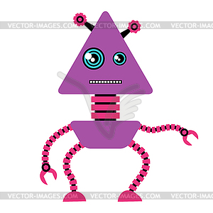 Funny robot - vector clipart