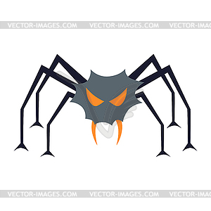 Evil spider - vector image