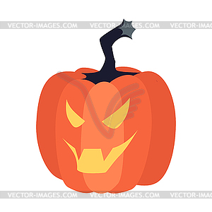 Evil pumpkin - vector clip art