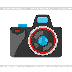 Стилизованная камера - графика в векторе