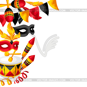 carnival backdrop vector