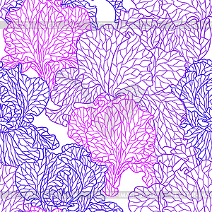 Seamless pattern with violet irises - vector EPS clipart