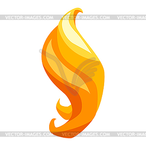 Hair curls - color vector clipart