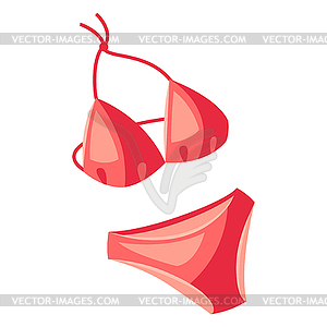 Female swimsuit - vector image