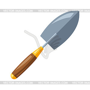 Garden shovel - vector image