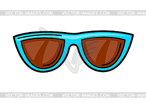 Cartoon sunglasses - vector clip art