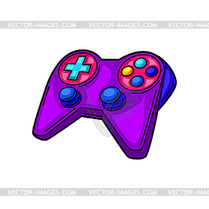 Gaming gamepad. Cyber sports, computer games, fun - vector image