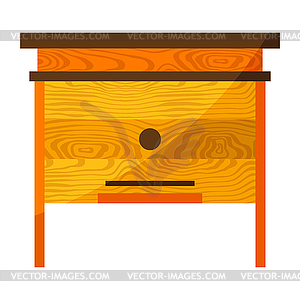 Beehive. Icon for food or production - vector clipart