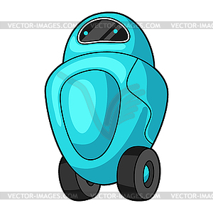 Robot. Trendy character in cartoon style - vector clip art