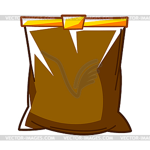 Bank money bag. Banking and finance icon - vector image