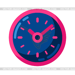 Clock. Stylized icon for design - vector image