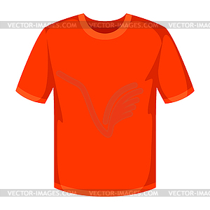 T-shirt. Promotional template for industry and - vector clipart