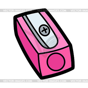 Sharpener. School education icon for industry and - vector clip art