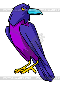 Magic evil raven. Mystic, alchemy, spirituality, - vector EPS clipart