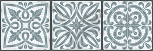 Portuguese azulejo ceramic tile pattern. - vector clipart