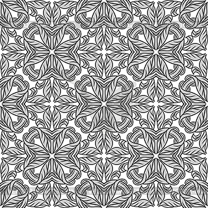 Portuguese azulejo ceramic tile seamless pattern. - vector clipart