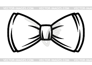 bow vector black and white