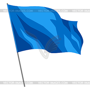 Flag. Award for sports or corporate competitions - vector clipart