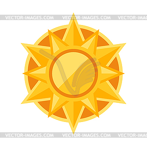 Gold medal. Award for sports or corporate - vector clipart