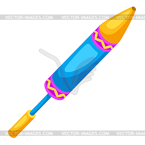 Water gun. Image for Happy Holi - color vector clipart