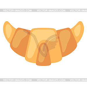 Croissant. Food item for bars, restaurants and shops - vector image