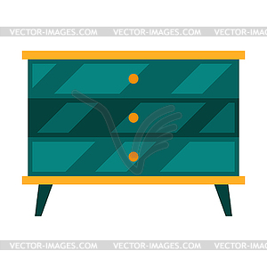 Curbstone. Interior object and home design creation - vector clip art