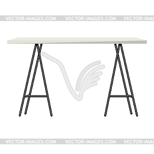 Table. Interior object and home design creation - royalty-free vector clipart