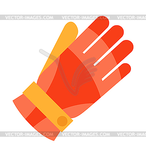 Glove. Winter sports equipment. Image for - vector clipart / vector image